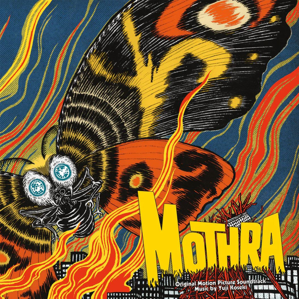 Mothra Original Motion Picture Soundtrack (180g, 2LP, Art Print, Yellow Splatter Vinyl) [Vinyl] (ONLINE ORDER ONLY)