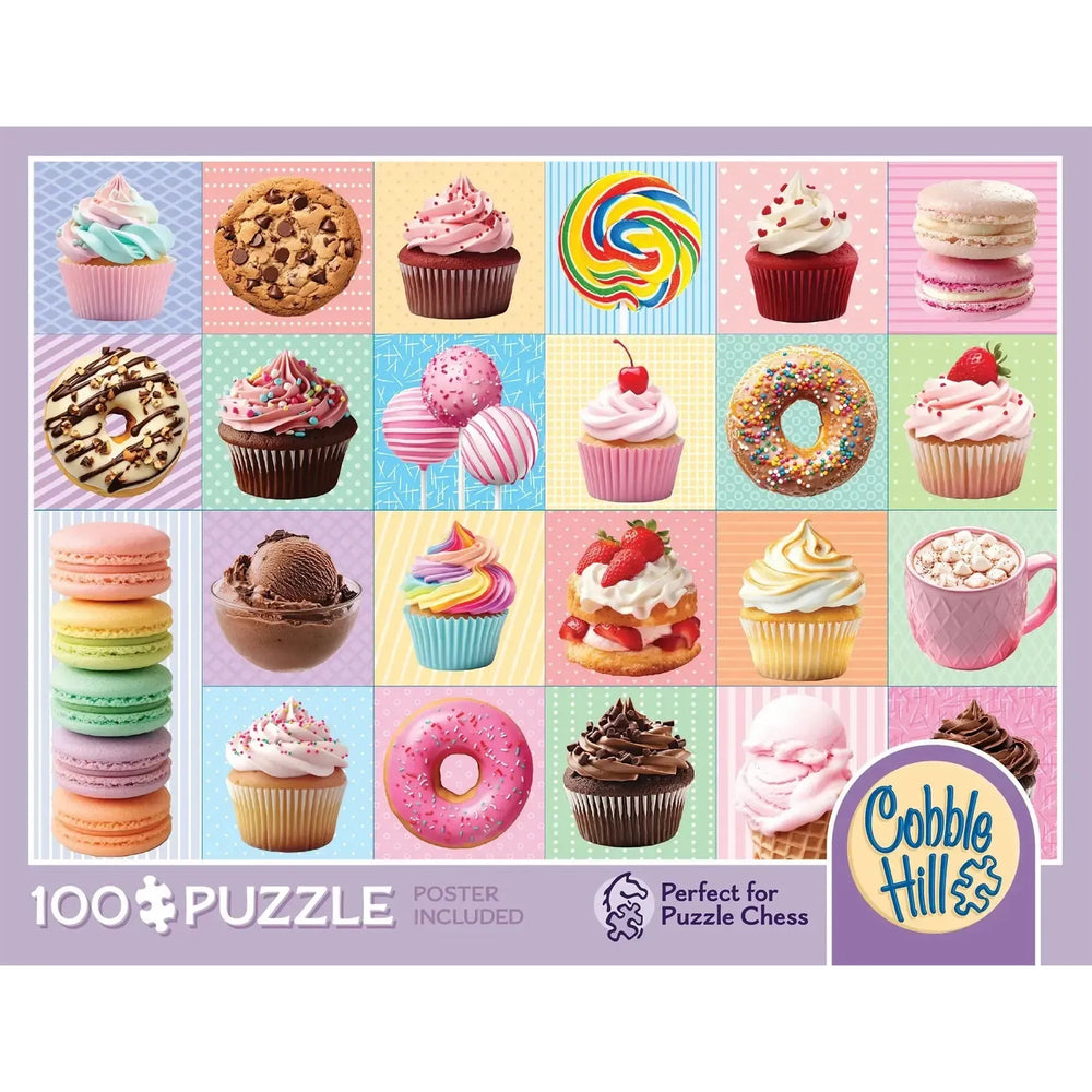 Yum Yums 100 Large Piece Jigsaw Puzzle Cobble Hill
