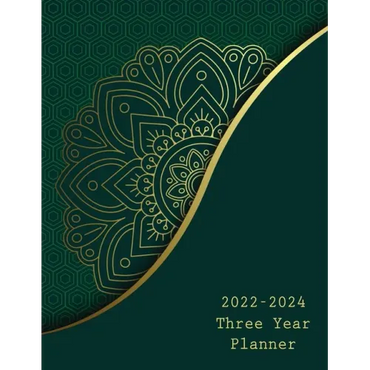 2022-2024 Three Year Planner: 36 Months Calendar Calendar with Holidays 3 Years Daily Planner Appointment Calendar 3 Years Agenda - Paperback (ONLINE ORDER ONLY)