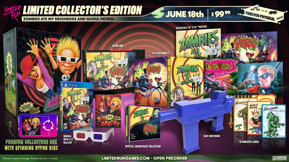 Zombies Ate My Neighbors + Ghoul Patrol Collector's Edition (PlayStation 4) (Online Only)