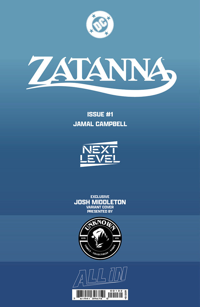 [FOIL] ZATANNA #1 JOSH MIDDLETON EXCLUSIVE VIRGIN VAR (04/29/2026)