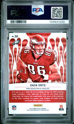 Graded 2013 Panini Select Zach Ertz #30 Hot Rookies Rookie RC Football Card PSA 10 Gem Mint (ONLINE ORDER ONLY)