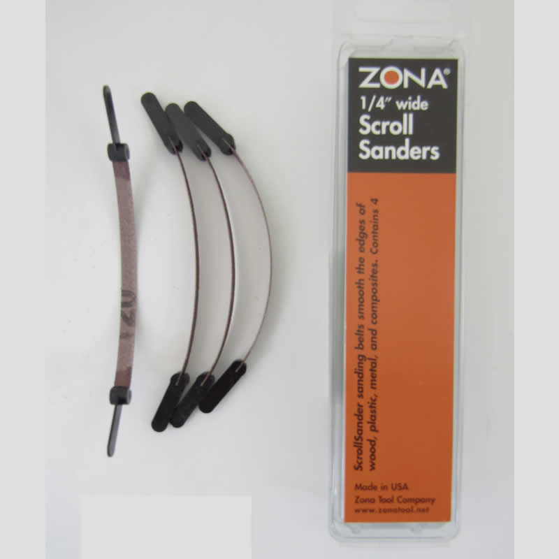 ZON36-522 Scroll Sanders 120 Grit .25in Wide Zona Tools (ONLINE ORDER ONLY)