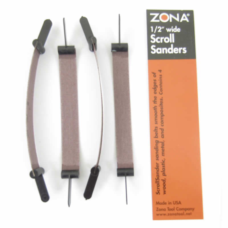 ZON36-536 Scroll Sanders 220 Grit .5in Wide Zona Tools (ONLINE ORDER ONLY)