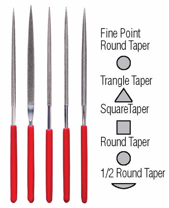 ZON37-352 Fine Point Diamond Needle File Set Zona (ONLINE ORDER ONLY)