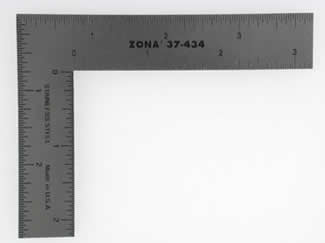 ZON37-434 3 inch x 4 inch L-Square Ruler Zona Tools (ONLINE ORDER ONLY)