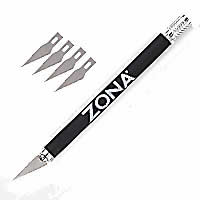 ZON39-920 Zona Soft Grip Hobby Knife Set with 4each Number 11 Blades (ONLINE ORDER ONLY)