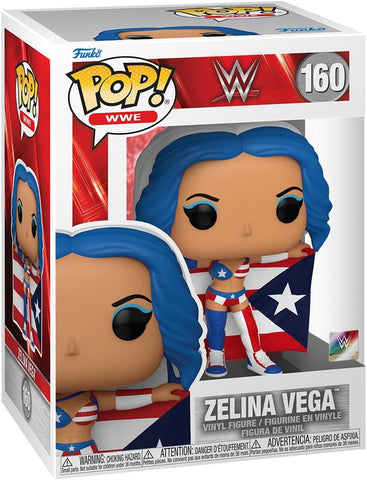 WWE Zelina Vega Funko Pop! Vinyl Figure #160 with Funko Protector (Online Order Only)