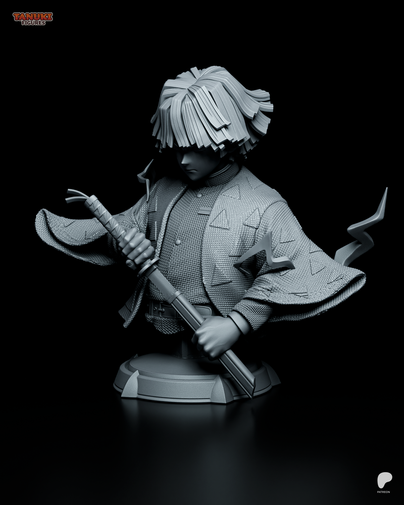 Zenitsu - Demon Slayer / Kimetsu no Yaiba - 1:6 Scale & Bust (ONLINE ORDER ONLY)