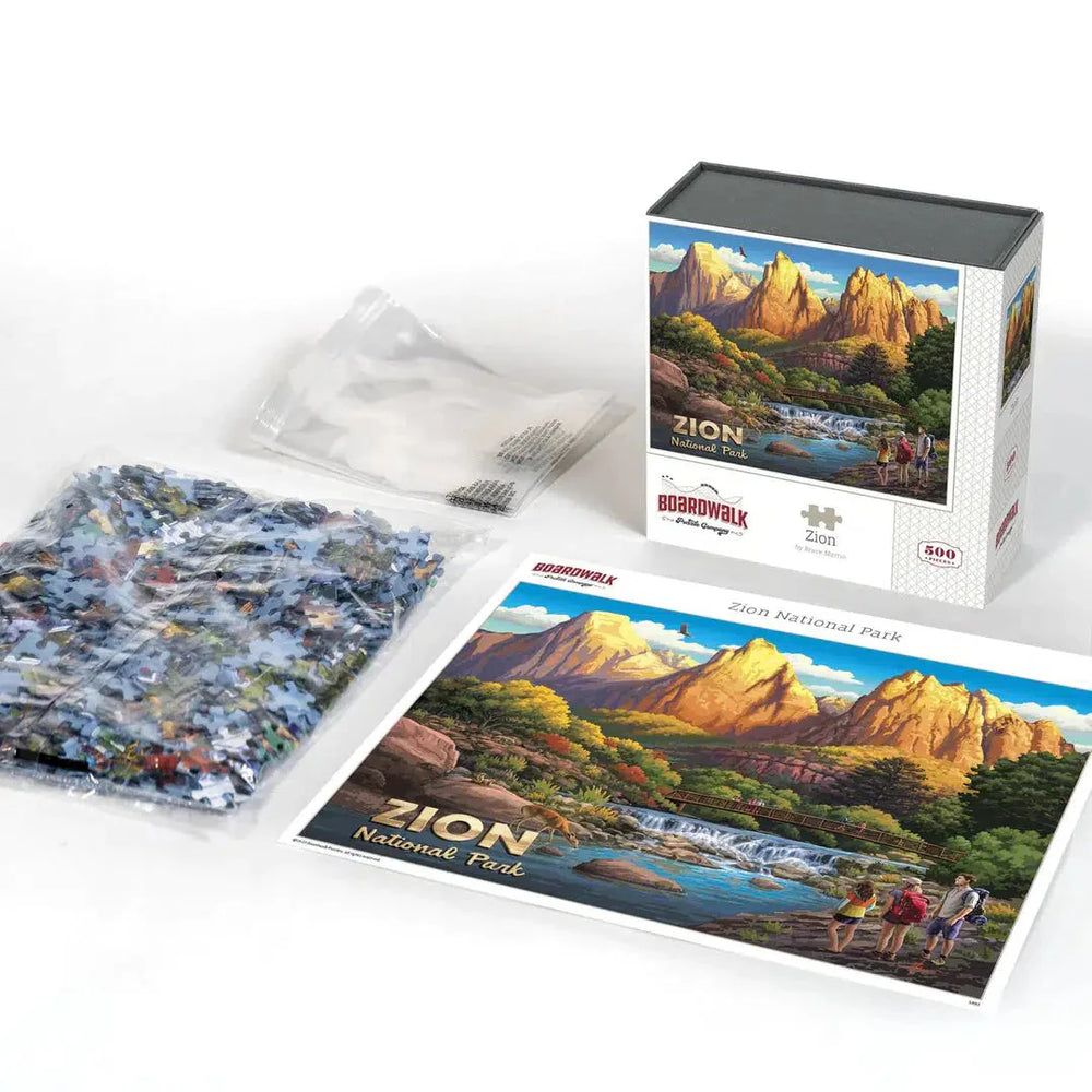 Zion National Park 500 Piece Jigsaw Puzzle Boardwalk (ONLINE ORDER ONLY)