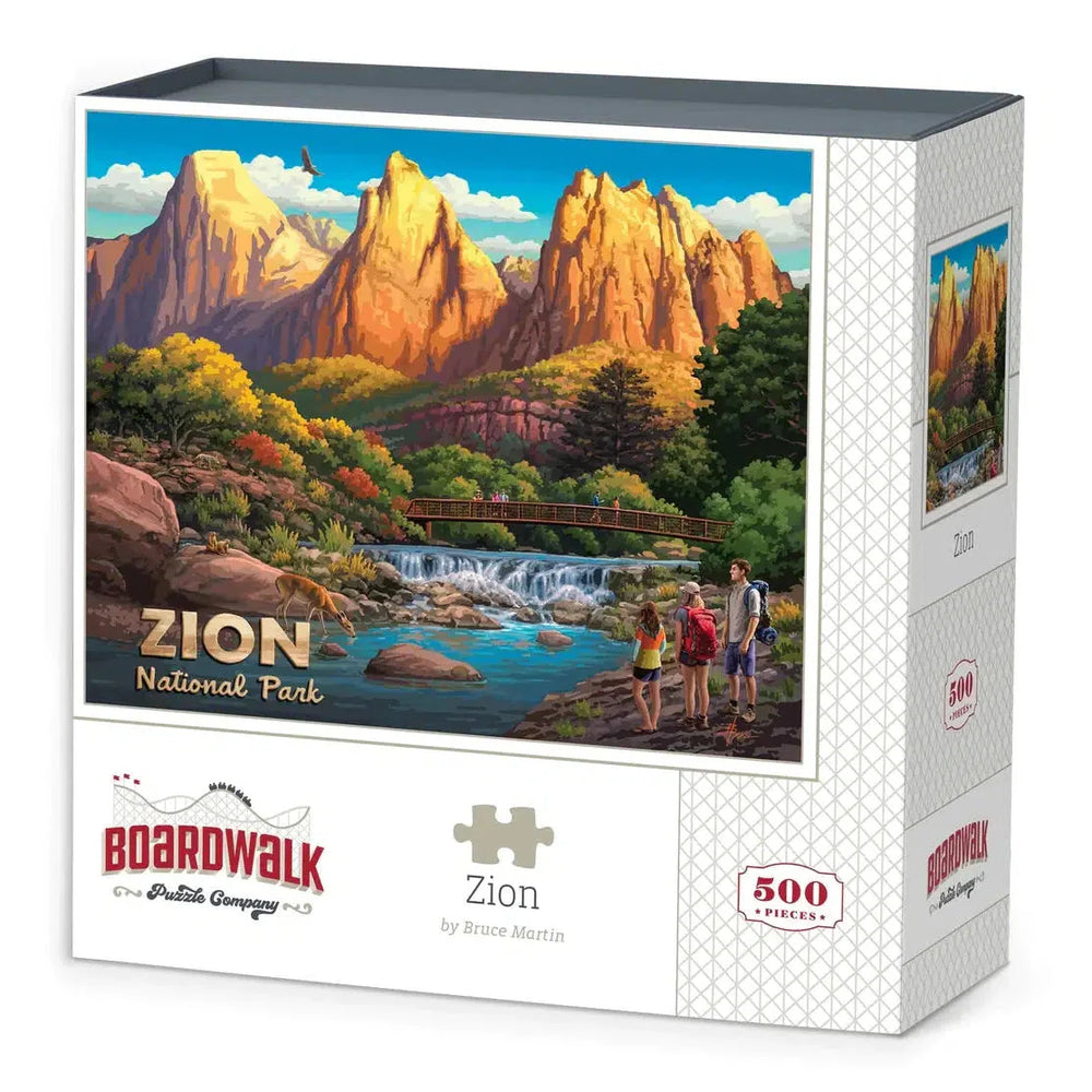 Zion National Park 500 Piece Jigsaw Puzzle Boardwalk (ONLINE ORDER ONLY)
