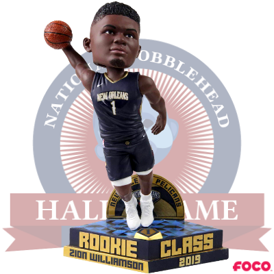 Zion Williamson New Orleans Pelicans Rookie Bobblehead (ONLINE ORDER ONLY)