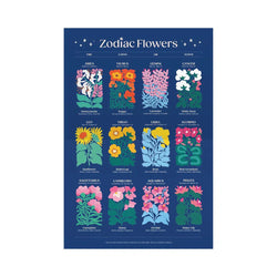 Zodiac Flowers 1000 Piece Jigsaw Puzzle Galison (ONLINE ORDER ONLY)
