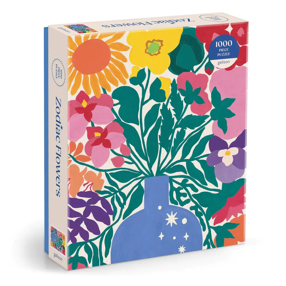 Zodiac Flowers 1000 Piece Jigsaw Puzzle Galison (ONLINE ORDER ONLY)