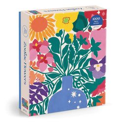 Zodiac Flowers 1000 Piece Jigsaw Puzzle Galison (ONLINE ORDER ONLY)