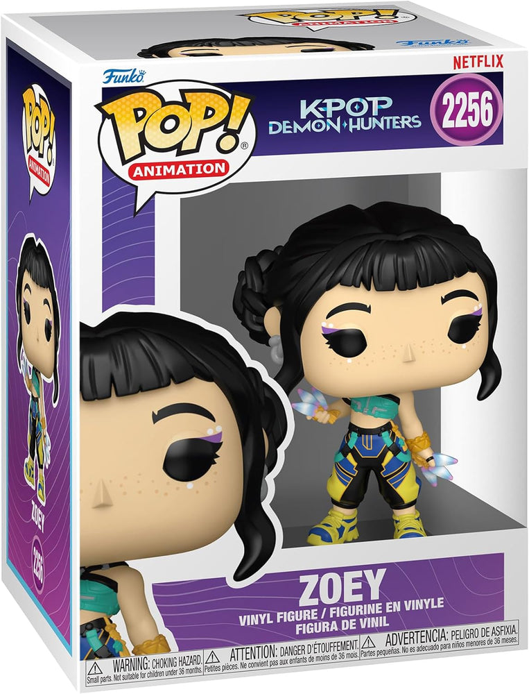 Funko Pop! Animation KPop Demon Hunters Zoey Vinyl Figure #2256 with Funko Protector (ONLINE ORDER ONLY)