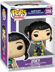 Funko Pop! Animation KPop Demon Hunters Zoey Vinyl Figure #2256 with Funko Protector (ONLINE ORDER ONLY)