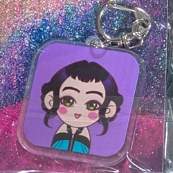 K-POP DEMON HUNTERS Chibi Keychain – Individual Member Series (ONLINE ORDER ONLY)