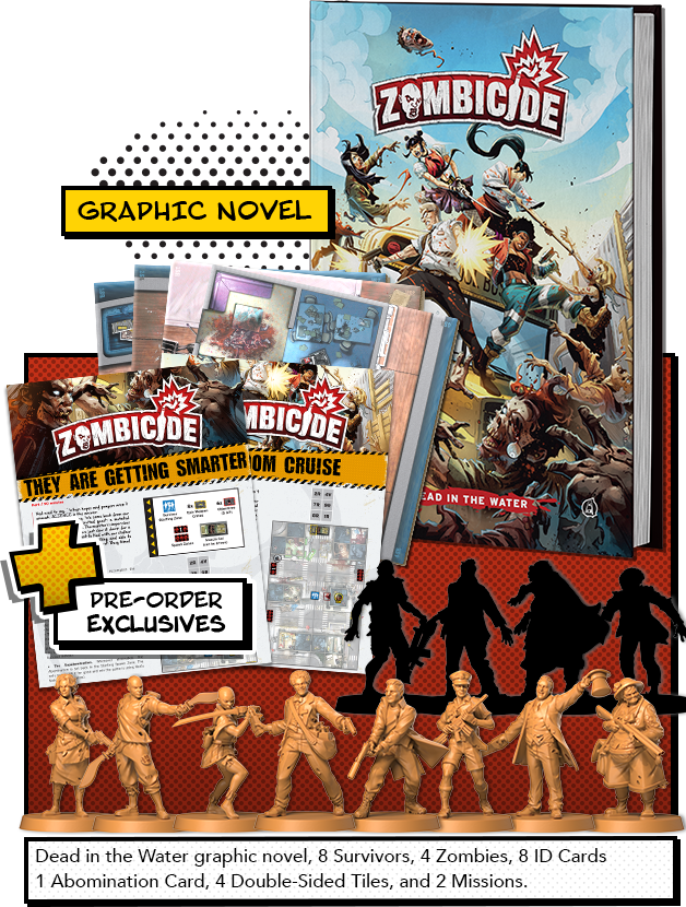 Zombicide: Dead in the Water with Pre-order Exclusives (ONLINE ORDER ONLY)