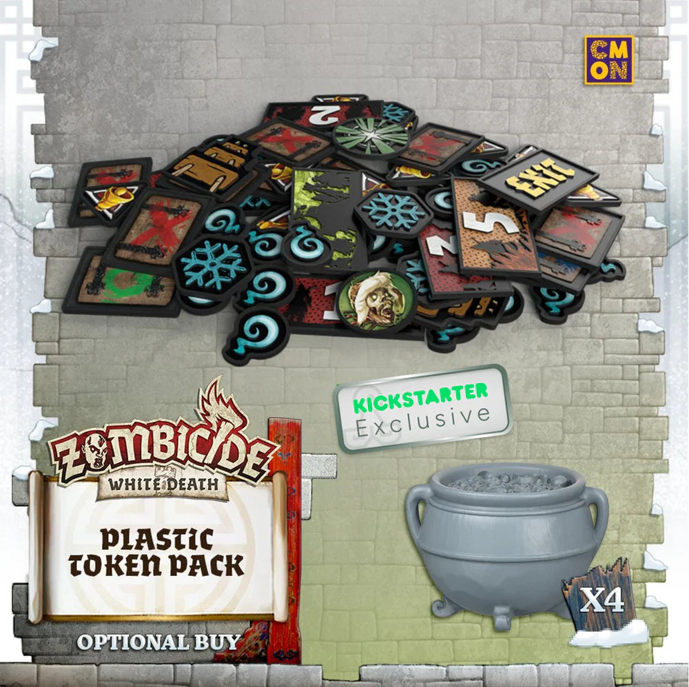 Zombicide: White Death Plastic Token Pack - Kickstarter Exclusive (ONLINE ORDER ONLY)