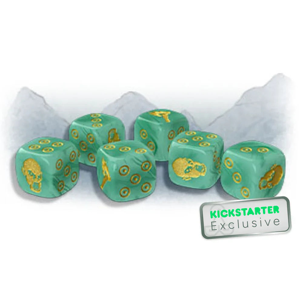 Zombicide: White Death Jade Dice - Kickstarter Exclusive (ONLINE ORDER ONLY)