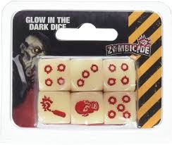 Zombicide: Glow in the Dark Dice (6) (ONLINE ORDER ONLY)