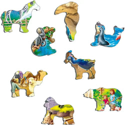 Zoo Animals 48 Piece Tray Jigsaw Puzzle Larsen