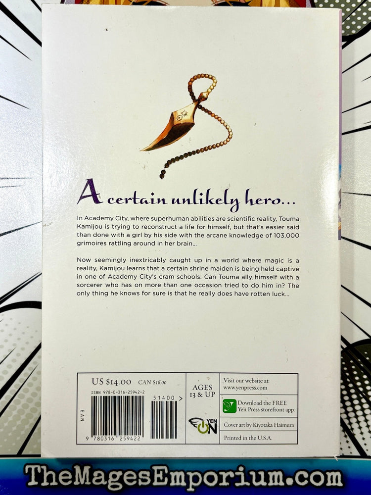 A Certain Magical Index Vol 2 Light Novel (Online Order Only)