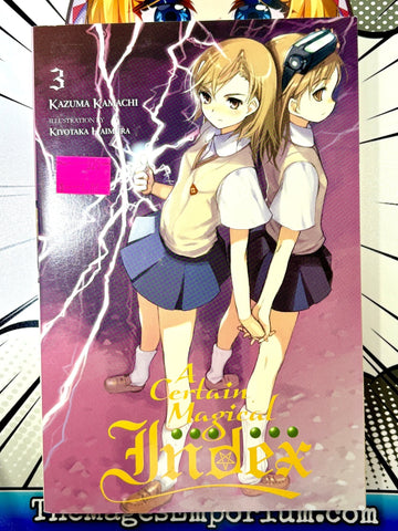 A Certain Magical Index Vol 3 Light Novel (Online Order Only)