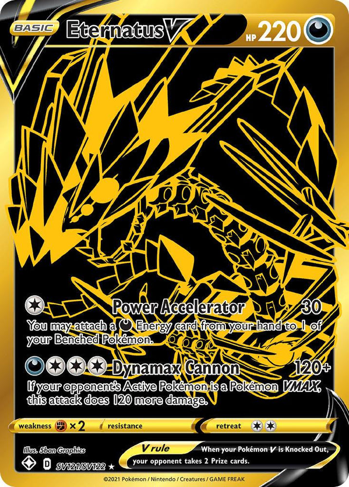 Eternatus V (SV121/SV122) [Sword & Shield: Shining Fates] (Online Only)
