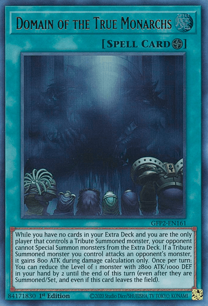 Domain of the True Monarchs [GFP2-EN161] Ultra Rare (ONLINE ORDER ONLY)