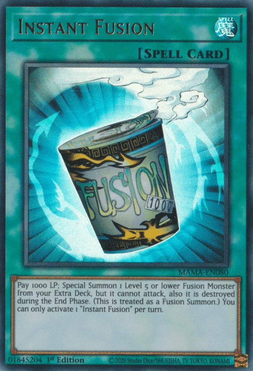 Instant Fusion [MAMA-EN080] Ultra Rare (ONLINE ORDER ONLY)