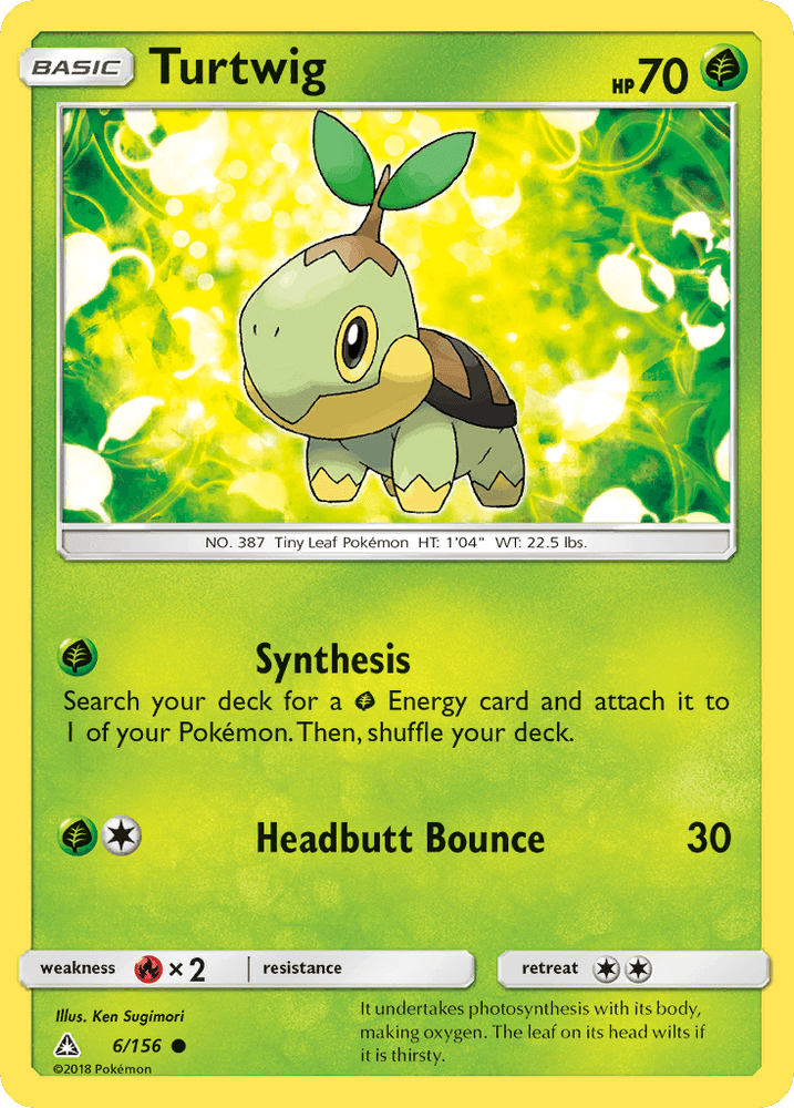 Turtwig (6/156) [Sun & Moon: Ultra Prism] (Online Only)