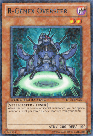 R-Genex Overseer [DT03-EN022] Rare (ONLINE ORDER ONLY)