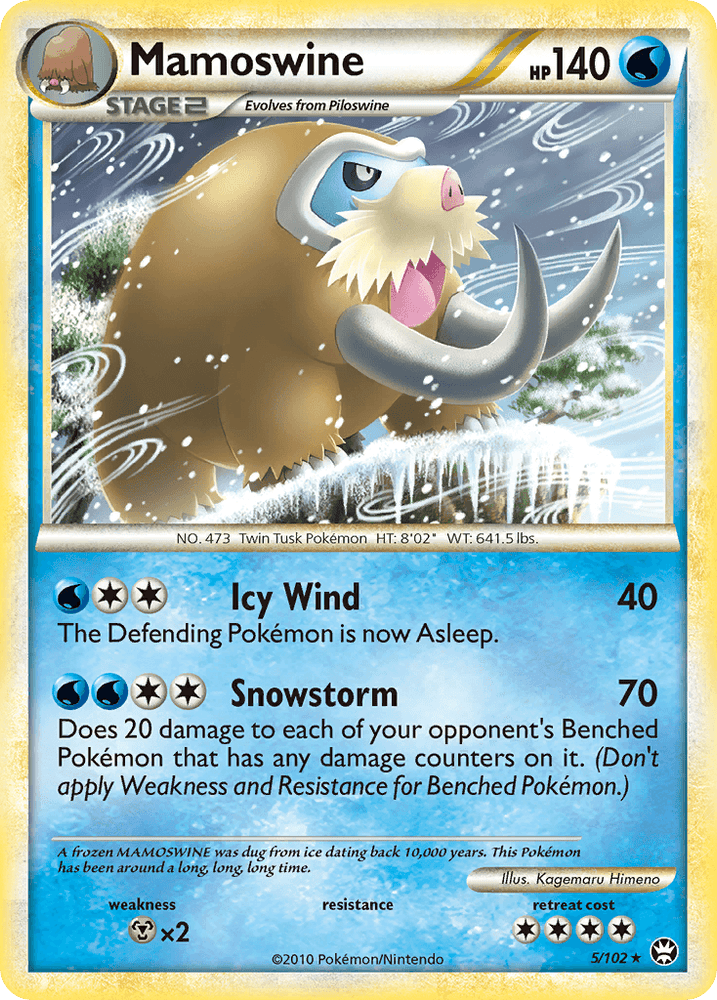 Mamoswine (5/102) [HeartGold & SoulSilver: Triumphant] (Online Only)