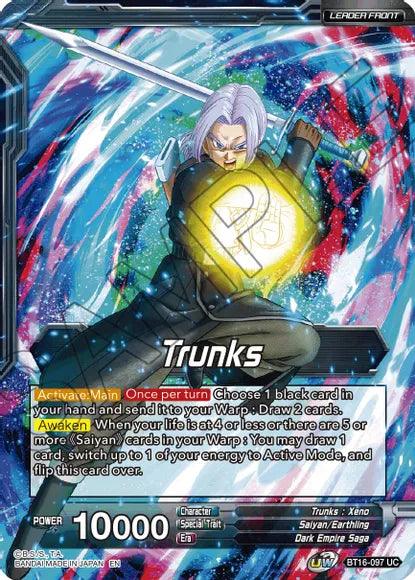 Trunks // SSG Trunks, Crimson Warrior (BT16-097) [Realm of the Gods] (ONLINE ORDER ONLY)