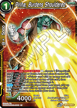 Pirina, Burdens Shouldered (BT17-104) [Ultimate Squad] (ONLINE ORDER ONLY)