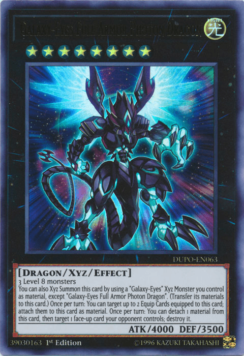 Galaxy-Eyes Full Armor Photon Dragon [DUPO-EN063] Ultra Rare (ONLINE ORDER ONLY)