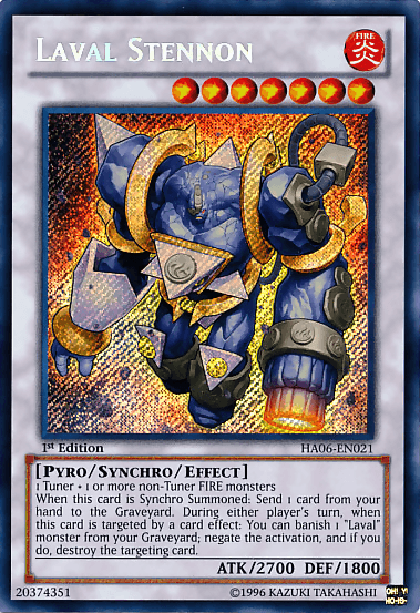 Laval Stennon [HA06-EN021] Secret Rare (ONLINE ORDER ONLY)