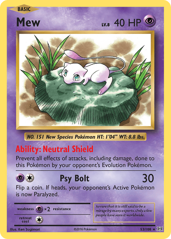 Mew (53/108) [XY: Evolutions] (Online Only)
