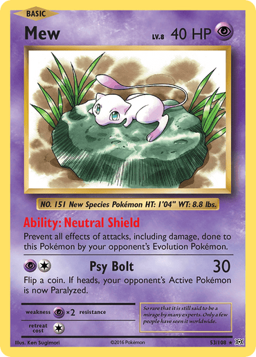 Mew (53/108) [XY: Evolutions] (Online Only)