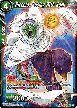 Piccolo, Fusing With Kami (BT17-076) [Ultimate Squad] (ONLINE ORDER ONLY)