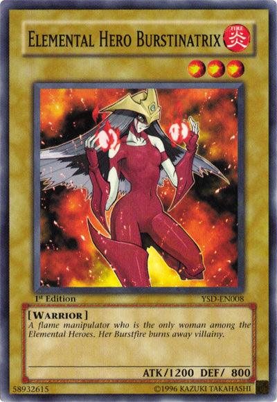 Elemental Hero Burstinatrix [YSD-EN008] Common (ONLINE ORDER ONLY)