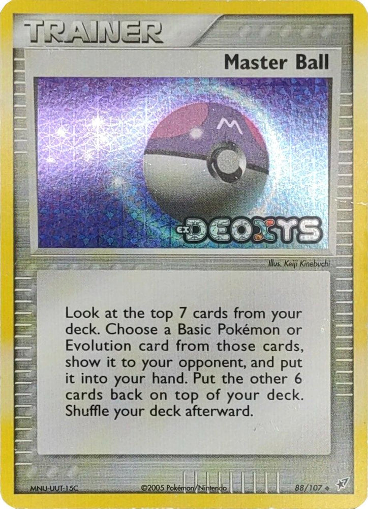 Master Ball (88/107) (Stamped) [EX: Deoxys] (Online Only)