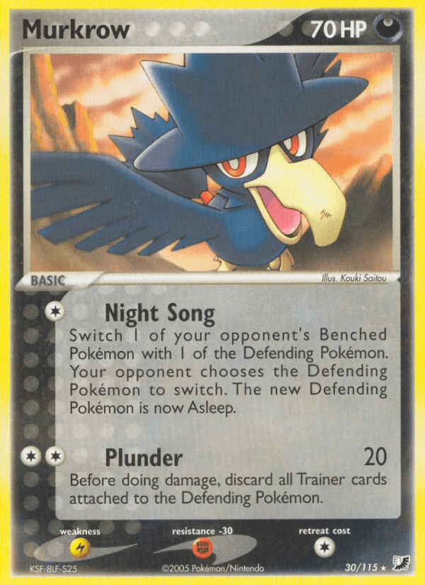Murkrow (30/115) [EX: Unseen Forces] (Online Only)