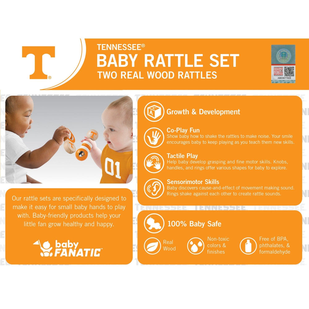 Tennessee Volunteers - Baby Rattles 2-Pack (ONLINE ORDER ONLY)