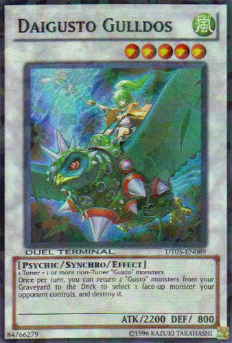 Daigusto Gulldos [DT05-EN089] Super Rare (ONLINE ORDER ONLY)