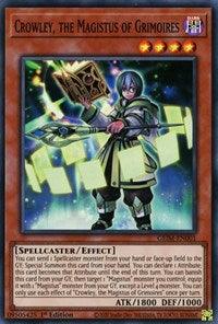 Crowley, the Magistus of Grimoires [GEIM-EN001] Super Rare (ONLINE ORDER ONLY)