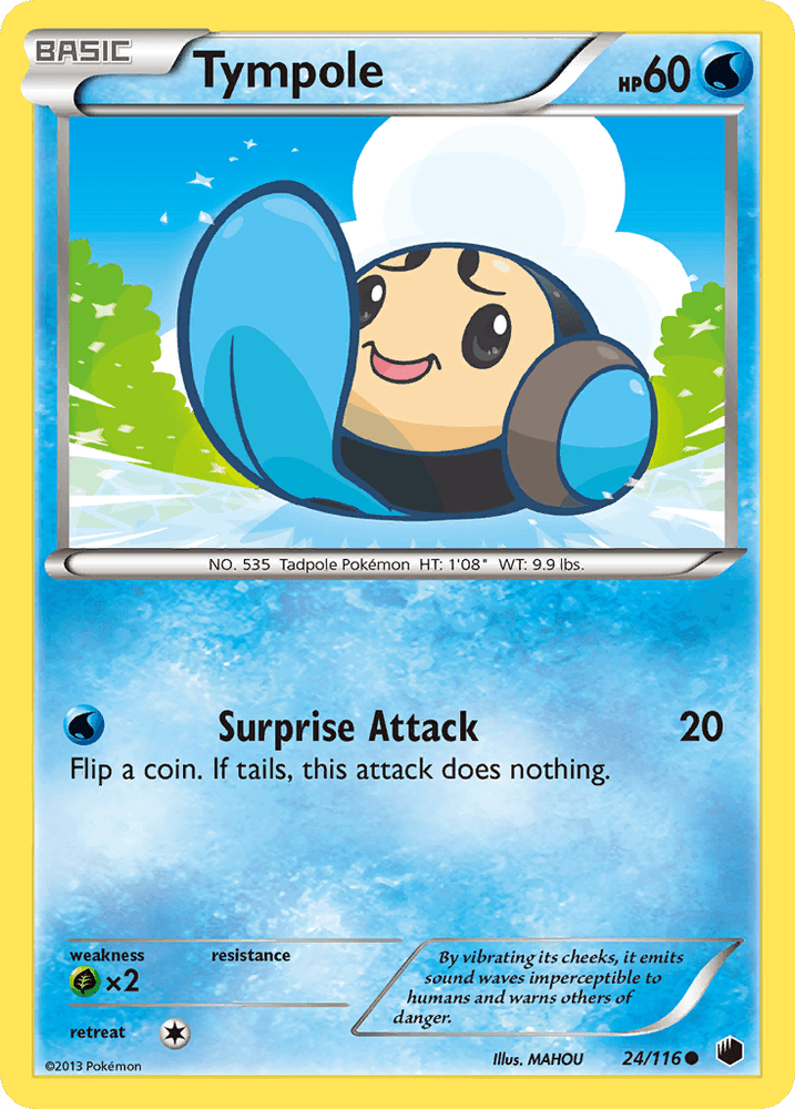 Tympole (24/116) [Black & White: Plasma Freeze] (Online Only)