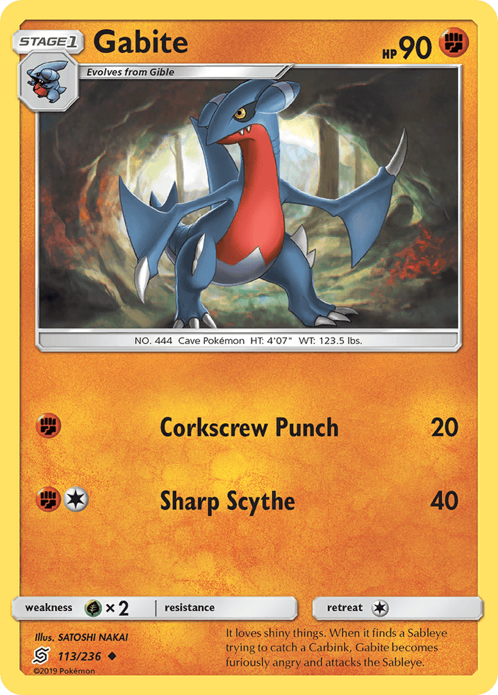 Gabite (113/236) [Sun & Moon: Unified Minds] (Online Only)